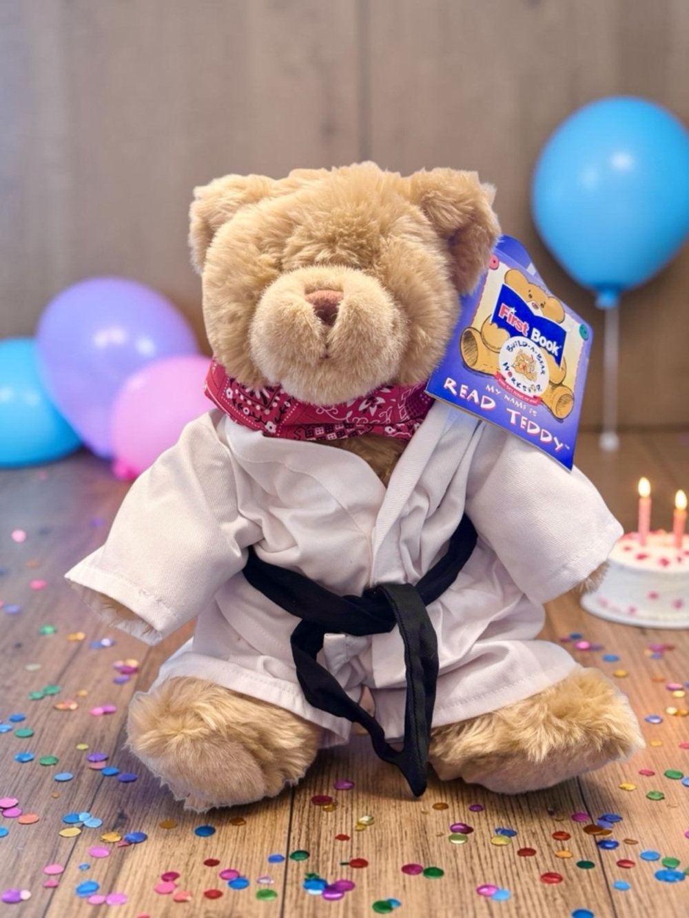 Build-A-Bear Tan Plush Bear with White Tag